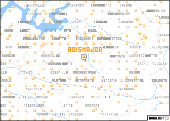 map of Bois Major