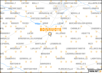 map of Bois Mivoye