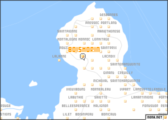 map of Boismorin