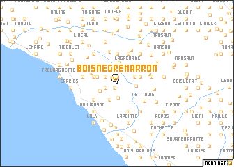 map of Bois Nègre Marron