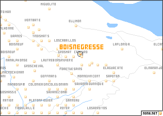 map of Bois Négresse