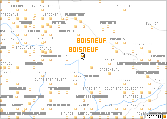 map of Bois Neuf