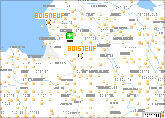 map of Bois Neuf