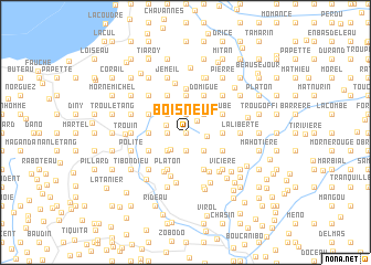 map of Bois Neuf