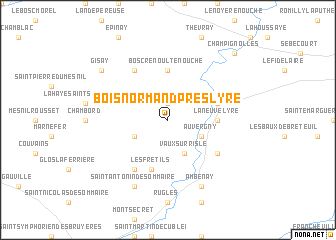 map of Bois-Normand-près-Lyre