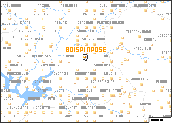 map of Bois Pin Pose