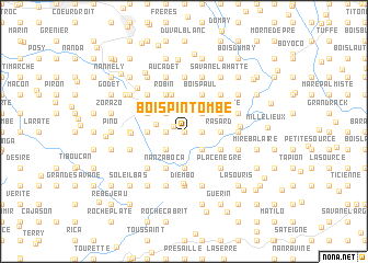 map of Bois Pin Tombé