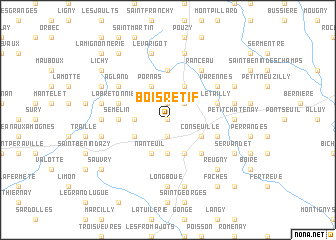 map of Bois Rétif