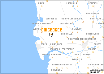 map of Boisroger