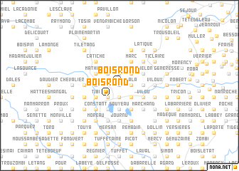 map of Boisrond