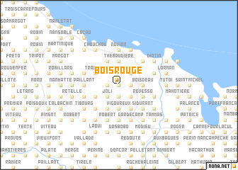 map of Bois Rouge