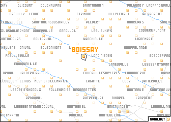 map of Boissay