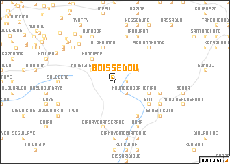 map of Boissédou