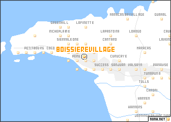 map of Boissiere Village