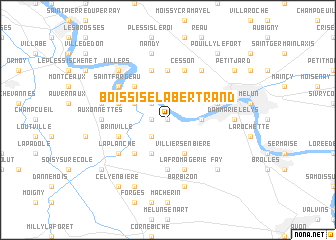 map of Boissise-la-Bertrand