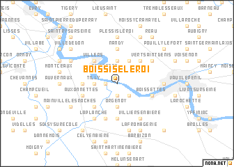 map of Boissise-le-Roi