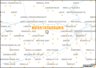 map of Boissy-en-Drouais