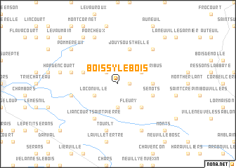 map of Boissy-le-Bois