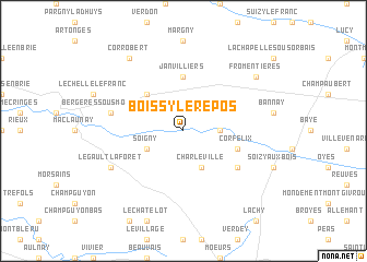 map of Boissy-le-Repos