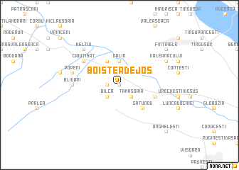 map of Boiştea de Jos