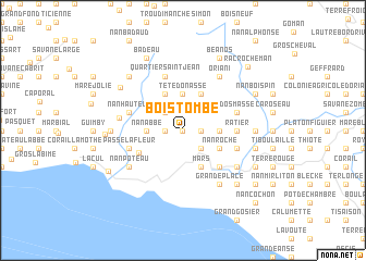 map of Bois Tombé