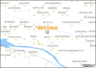 map of Boistuaud