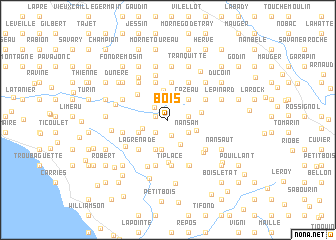 map of Bois