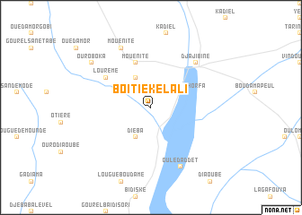 map of Boitiek Elali