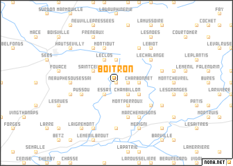 map of Boitron