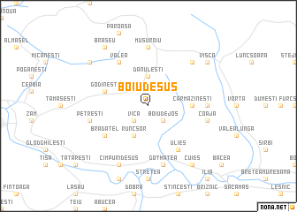 map of Boiu de Sus