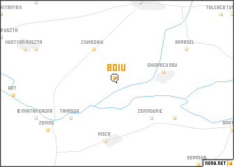 map of Boiu