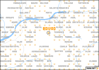 map of Boivão