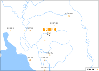 map of Boiwah