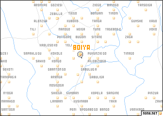 map of Boiya