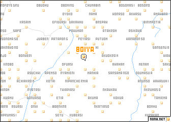 map of Boiya