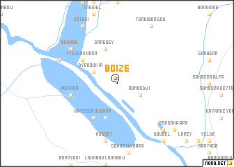 map of Boïzé