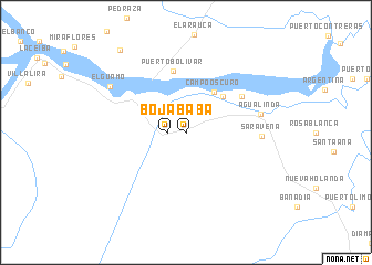map of Bojabá