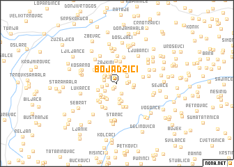 map of Bojadžici