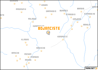 map of Bojančište