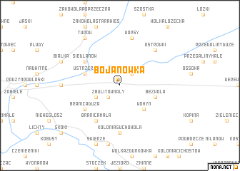 map of Bojanówka