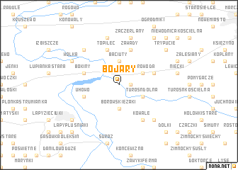 map of Bojary