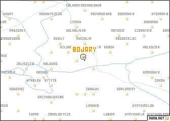 map of Bojary