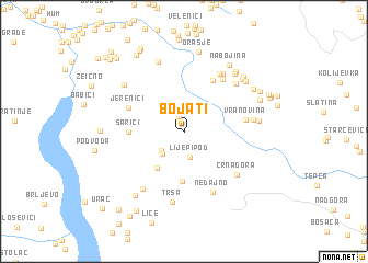 map of Bojati