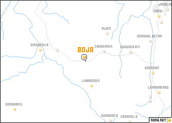 map of Boja