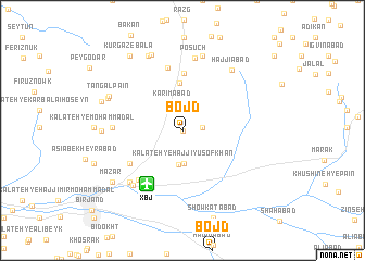 map of Bojd