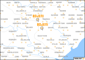 map of Bojeni