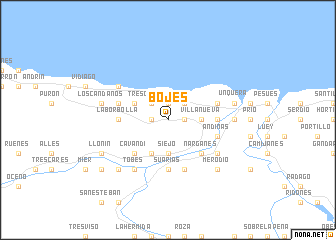 map of Bojes