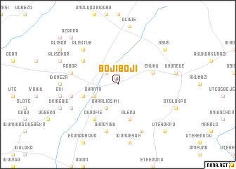 map of Boji Boji