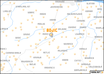 map of Bojić