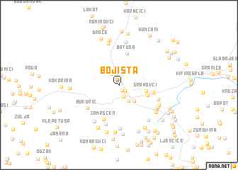 map of Bojišta